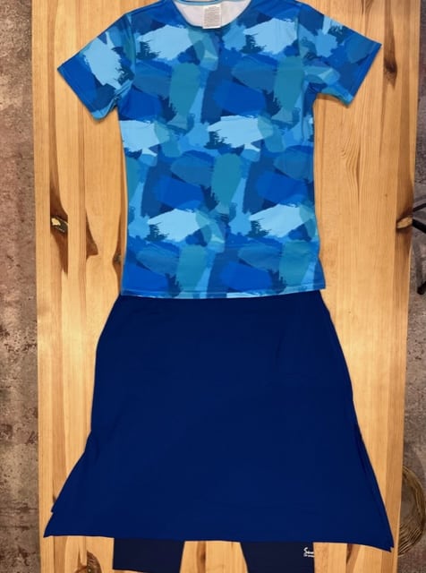 Women's Long Swimsuit Skirt Modest Swimwear
