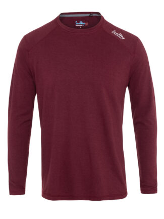  UPF50+ Bamboo Bordeux T Shirt For Men 