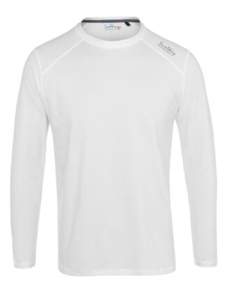  UPF50+ Bamboo White UV T Shirt For Men 