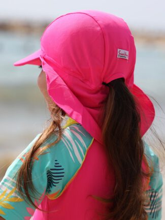 Girls' Pink Ponytail-Friendly Hat