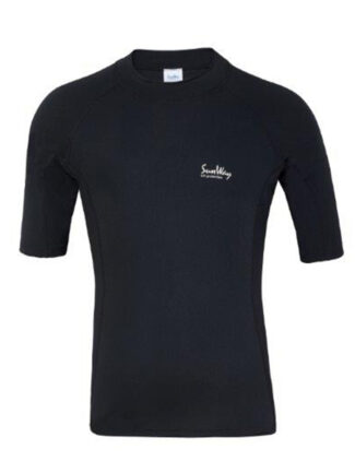 Men’s Short-Sleeve Swim Shirt – Solid Colors