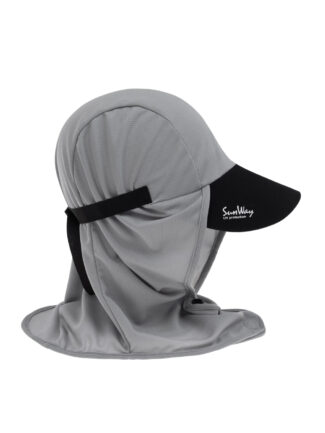 Grey Legionnaire hat with protection for neck and face SunWay