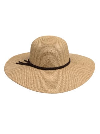 Wide-Brimmed Straw Hat