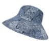 Women's wide-brimmed cap rolls heart