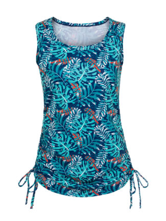 Women's swimsuit tunic Tropical texture