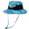 Women's and men's wide-brimmed hat Tropical texture