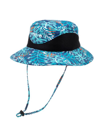 Women's and men's wide-brimmed hat Tropical texture