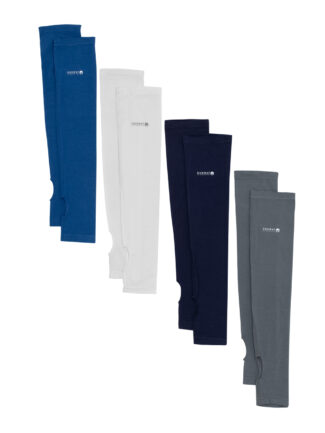 Pair of bamboo sleeves for sun protection