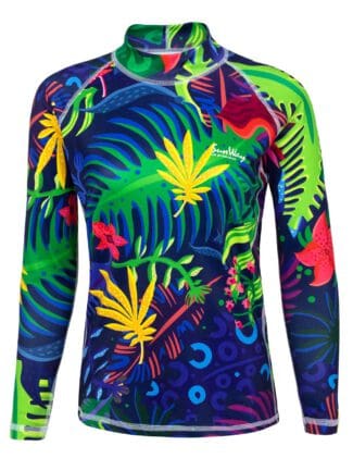 Women's Hawaiian Swimsuit Long Sleeve Shirt