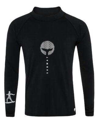 Men's Surf & Swimming Shirt Black 008