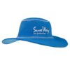 Royal Blue wide-brimmed baby hat
