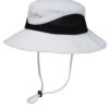 White wide-brimmed safari hat