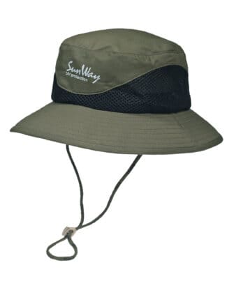 Wide Brim Safari Hat Olive Green