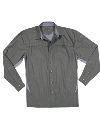 Men’s Olive Gray UV Outdoor Shirt