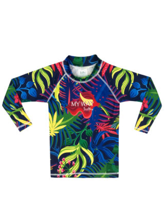 For Mothers and Girls Long-sleeved swimsuit shirt 125L