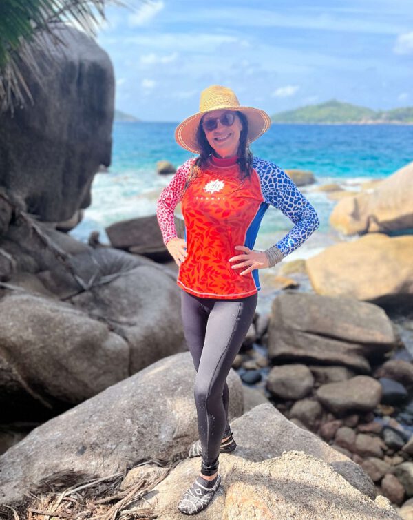 Tights of a long swimsuit with side pockets Anat Yahav