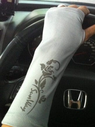 Sun Gloves Sun Gloves Driving Sungloves in Grey