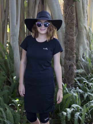 Modest sporty swimsuit