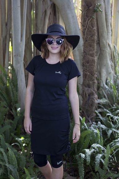 Modest sporty swimsuit