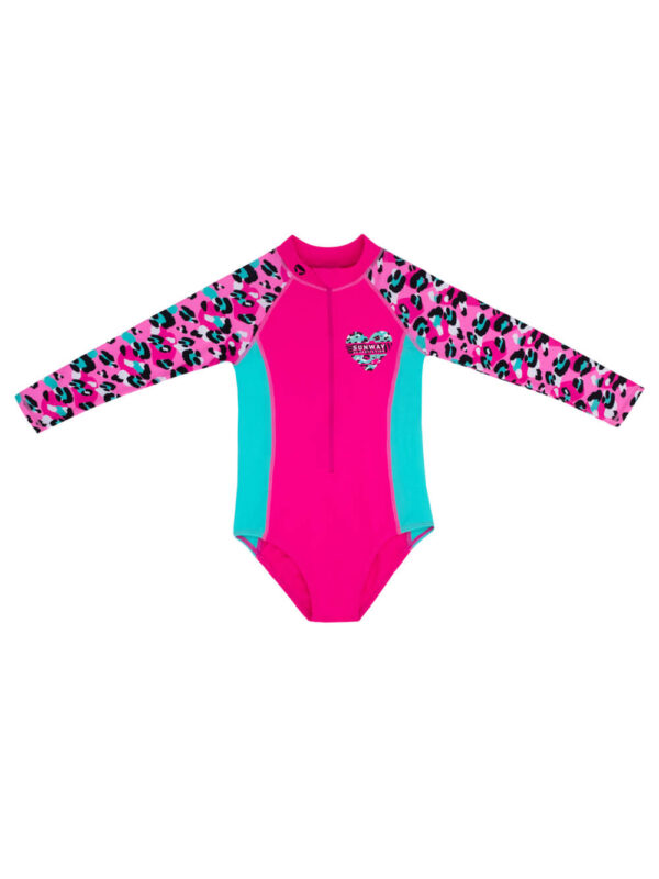Leopard swimsuit for girls