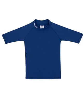 Navy swimsuit shirt
