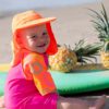Baby swimsuit made of sun-blocking fabric 117 in overalls for sun protection