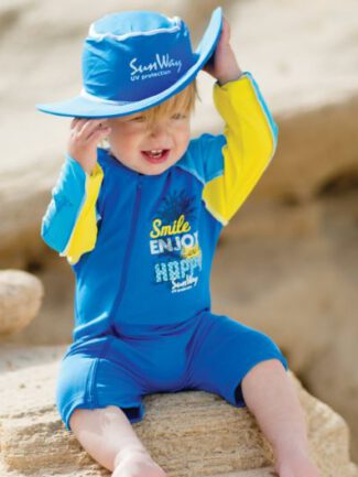 Baby Swimsuit 793C Wide-brimmed Hat for Babies & Kids