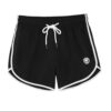 Black and white surf pants for women and girls.