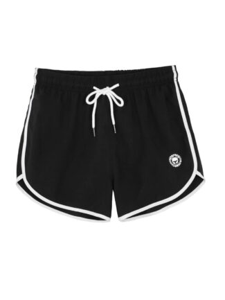 Black and white surf pants for women and girls.
