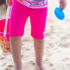 Pink swimsuit pants