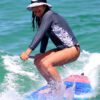 Women's Swimming Rowing Surfing Shirt in Grey Black & White
