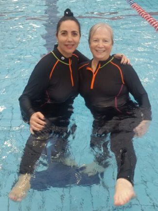  Women's Thermal Lycra Fleece Shirt for Water Aerobics Workout
