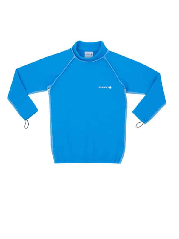 Warming swimsuit shirt for swimming