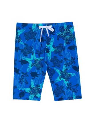 Swimsuit Tights for Kids Sea Animal Texture