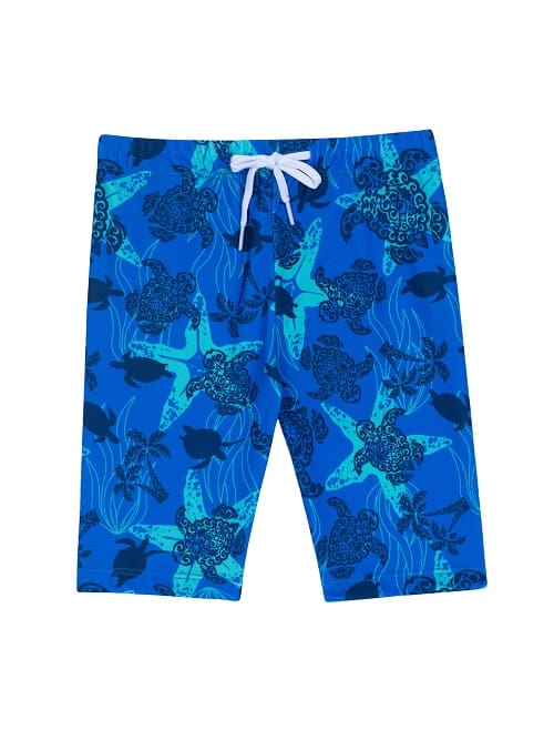 Swimsuit Tights for Kids Sea Animal Texture