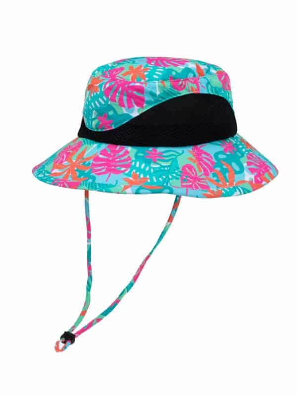 Women's hat floral wide-brimmed