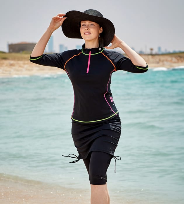 Modest swimwear