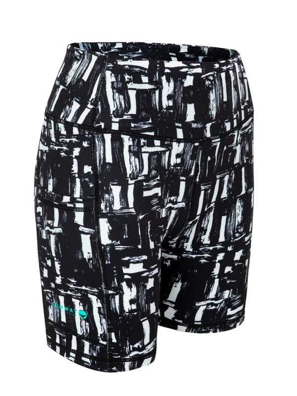High Rise shorts with side pockets